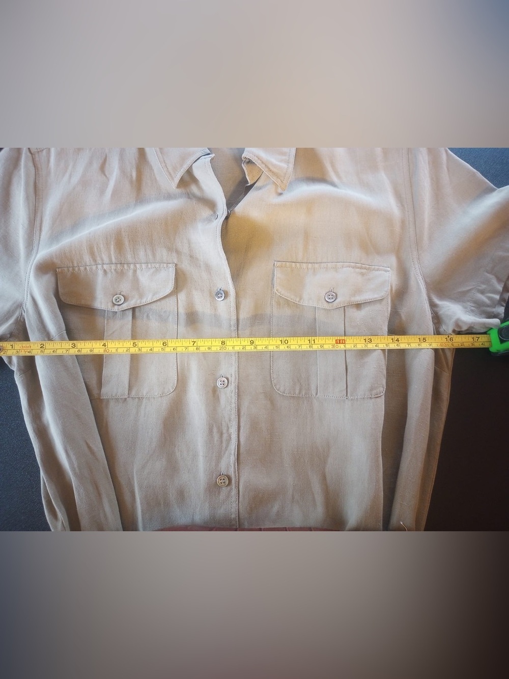 Mulberry Olive-Green Short-Sleeve Midi Shirt Dress - Picture 7 of 10